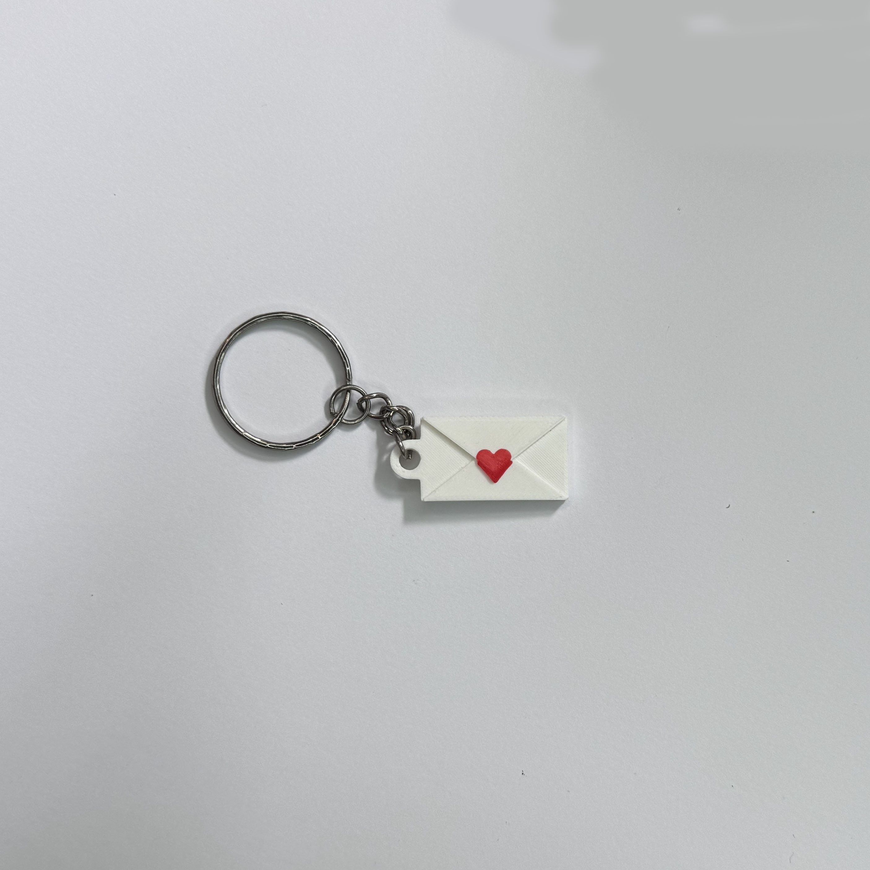 Llavero carta con corazón