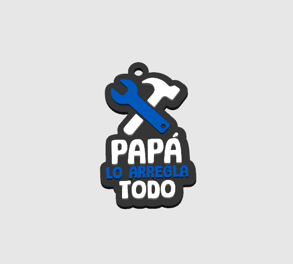 Llavero Papá lo arregla todo