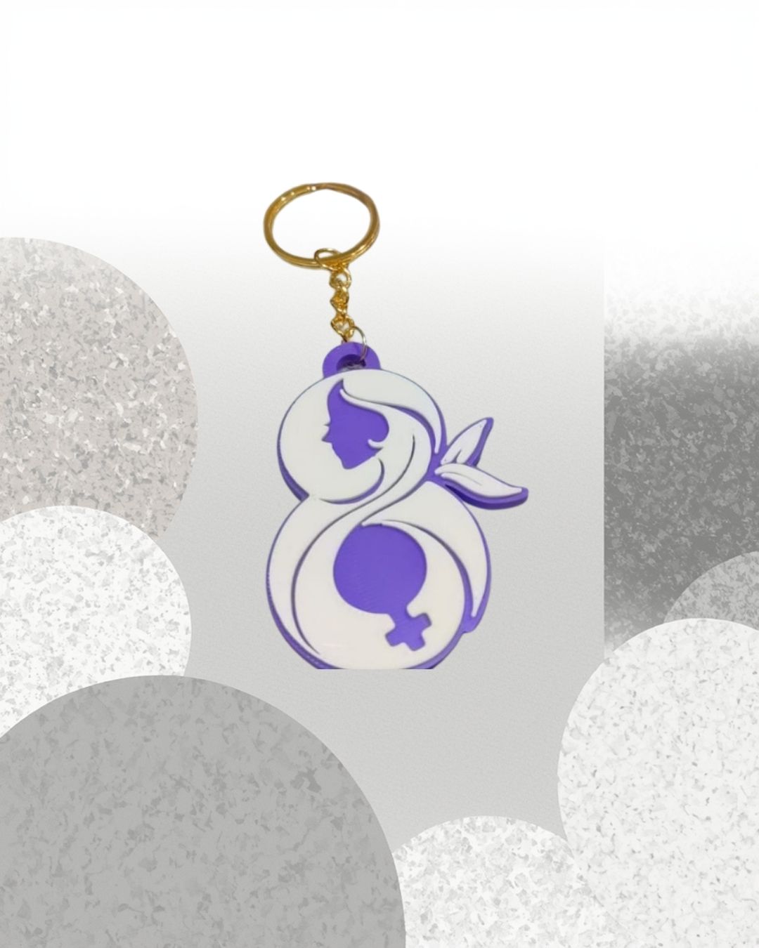 Llavero dia de la mujer