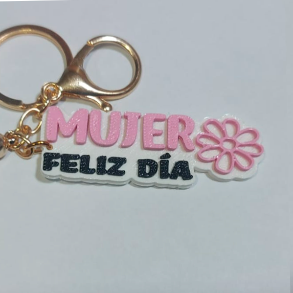Llavero dia de la mujer