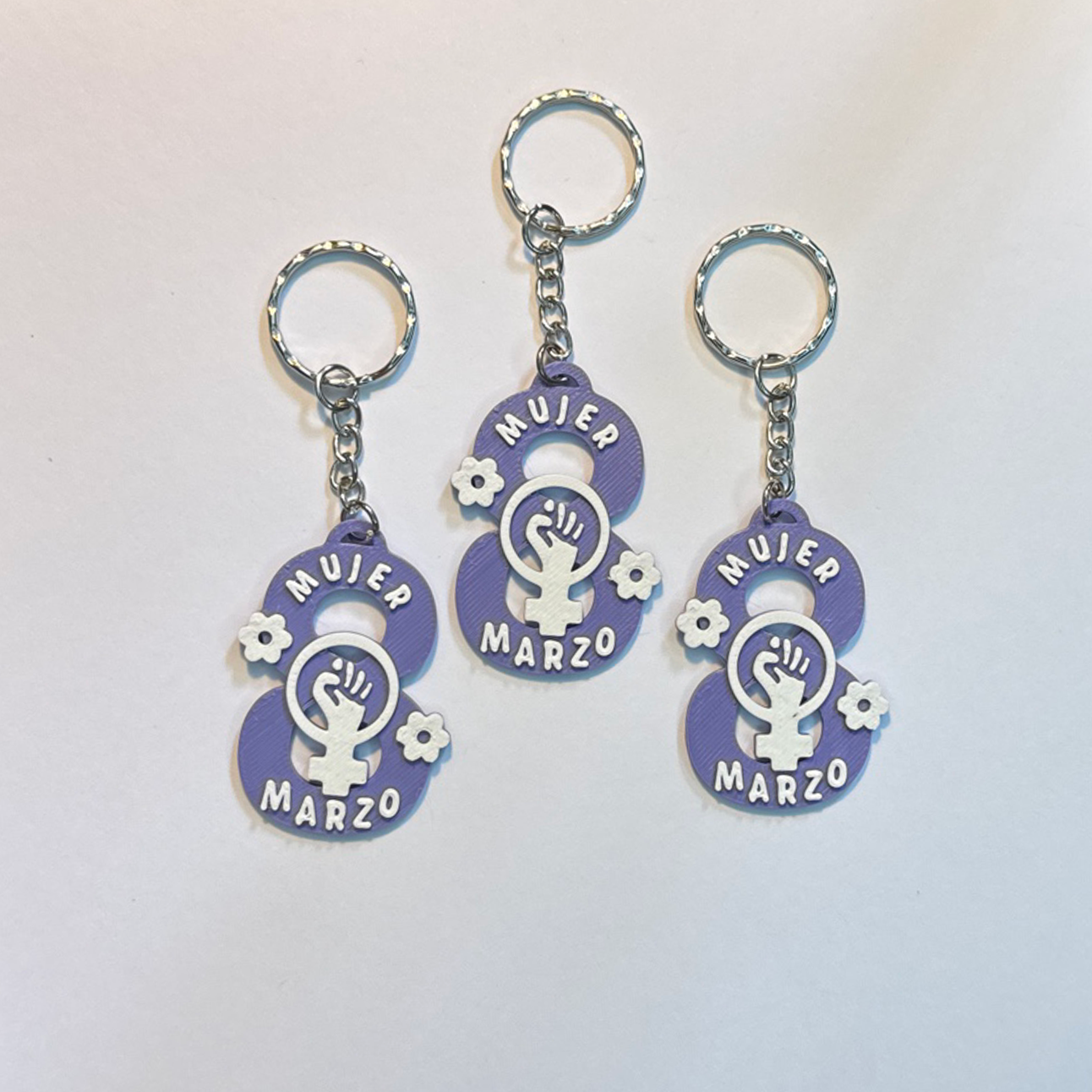 Llavero dia de la mujer